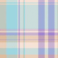 British plaid fabric background, subtle pattern seamless . Hispanic textile check tartan texture in light and violet colors. vector