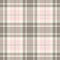 Elegant pastel plaid pattern in soft pink, beige, and grey tones. Perfect for textile design, fashion, wrapping paper, or website backgrounds. vector