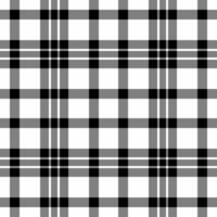 Oilcloth fabric seamless, wide pattern check textile. Up plaid background tartan texture in gray and white colors. vector