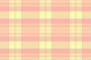 Hounds tooth fabric pattern check, picnic blanket textile texture plaid. Usa tartan background seamless in orange and red colors. vector