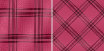 Pattern tartan background of seamless fabric textile with a check texture plaid. Set in dark colors. Oktoberfest design clothing. vector