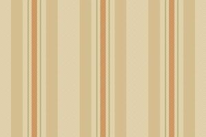 Stationary textile lines fabric, faded stripe seamless. Elegant pattern vertical texture background in light and amber colors. vector