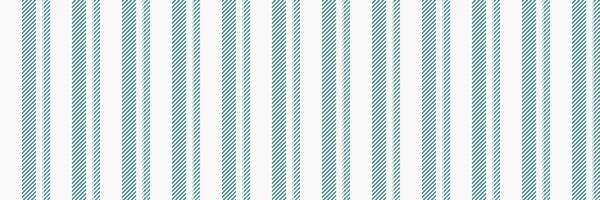 Fix vertical pattern fabric, repeat seamless lines. Tid background texture stripe textile in snow and cyan colors. vector