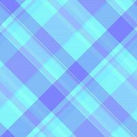 Classical texture pattern tartan, collage check textile seamless. 20s background plaid fabric in blue and teal colors. vector
