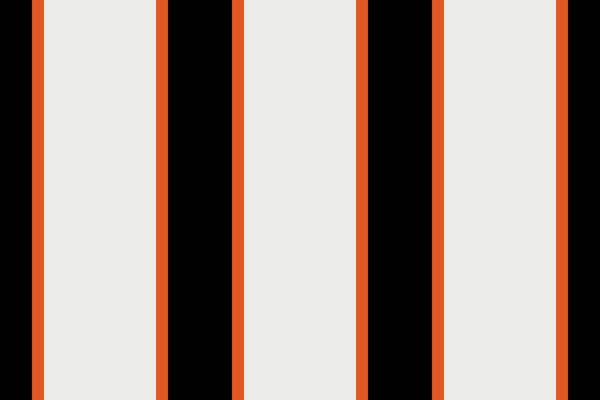 Styling vertical background lines, fashioned texture fabric. Bed seamless pattern textile stripe in orange and black colors.