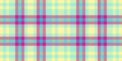 Marriage seamless fabric, deco tartan pattern check. Layout texture background textile plaid in mint and yellow colors. vector