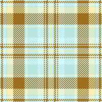 Diwali check plaid tartan, windowpane texture pattern fabric. Fall textile seamless background in light and amber colors. vector