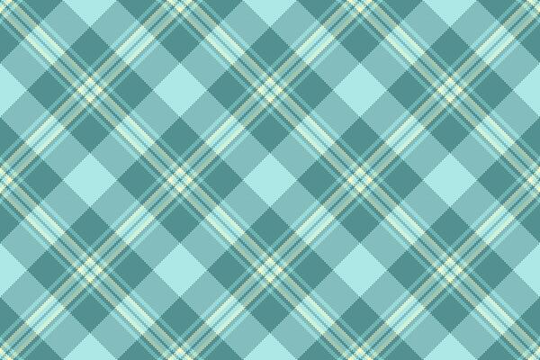 Stunning teal and pastel plaid pattern. Perfect for textile design, fashion, wallpaper, or website backgrounds. Subtle pixelated texture adds visual interest. Versatile and stylish design.