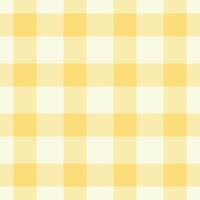 Baby textile tartan, choice check texture plaid. Sale fabric seamless background pattern in yellow and old lace colors. vector