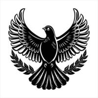 Dove With Spread Wings Images vector