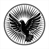Surrounded By Doves Vectors