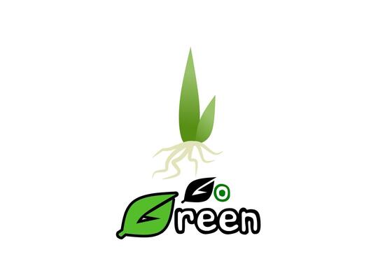 a green plant with the word go green on it