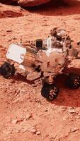 Mars Rover Perseverance exploring the red planet. Elements furnished by NASA. video