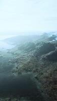 Aerial view of the terrain in Mountain Range Nature Reserve video