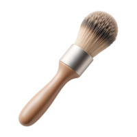 3D Brush Icon with Glossy Handle and Detailed Bristles on Transparent Background png