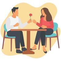First Date Vibes vector