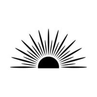 Sun illustration Icon Logo Template design. Perfect to use for Technology Company vector