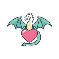 heart shaped gem vector