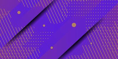 Blue and purple gradient 3D background with geometric wave line elements. Colorful wave design. Simple and elegant concept. Eps10 vector