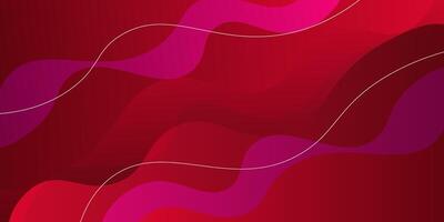 Dark red wavy background with gradient textured background design in 3D style. Eps10 vector