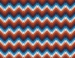 Southwestern Navajo geometric striped seamless pattern. Colorful Aztec shape endless pattern. Ethnic southwest pattern use for textile, carpet, cushion, upholstery, etc vector