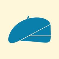 Beret trendy creative cute abstract illustration colorful useful design vector