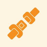 Seat Belt trendy creative handsome abstract illustration colorful useful design vector