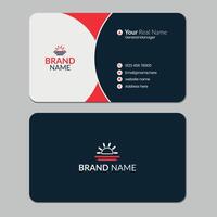 visiting card template design vector