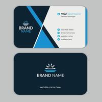 Modern and Professional business card or id card template vector