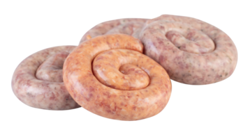 Fresh sausage rolls cut out isolated transparent background png