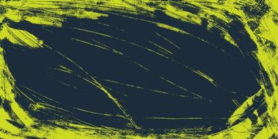 Hand Drawn Grunge Punk Background with Halftone Texture. Creative brush lines with rough edges. Abstract freehand doodle line borders. Highlight splashes vector
