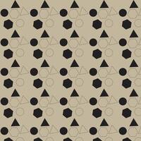 Geometric shapes pattern design background vector