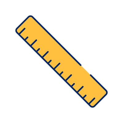Ruler, a straight measuring tool used for precise measurements and drawing straight lines, essential in construction and design planning.