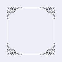 Classic decorative frame art design background vector