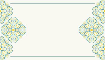colorful art ornament pattern design background vector