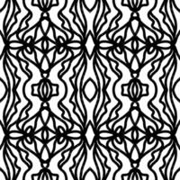 a black and white, pattern, with a wavy design vector