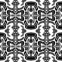 a black and white, pattern with ornate designs vector