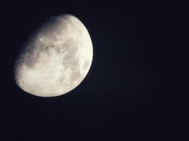 the moon from the left corner photo