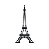 Minimalist Eiffel Tower vector