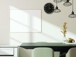 Mockup Display of Photo Frame in a Modern Space