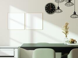Elegant Blank Photo Frame in a Modern Home Setting