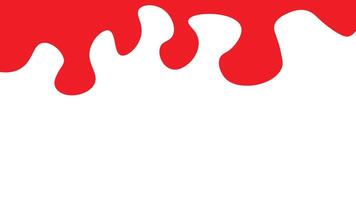 Dynamic red paint splashes create an artistic and vibrant visual effect on a clean white backdrop, perfect for artistic, graphic, or creative designs. vector