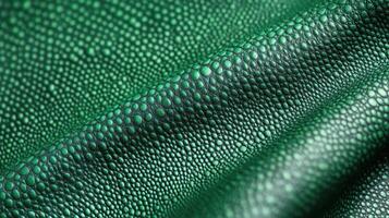 Close-up texture of green reptile skin creating a natural pattern photo