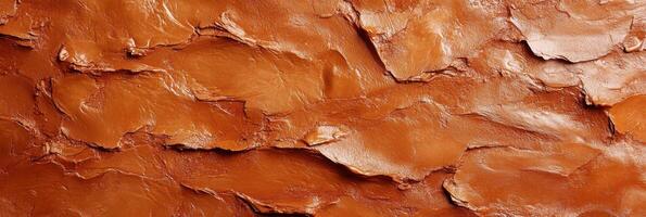 Textured abstract brown surface with cracked layers and organic patterns photo