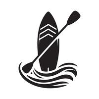 Paddleboard Silhouette Vectors Graphics for Unique Creations