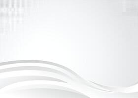 Grayscale backdrop design with gradient shape vector