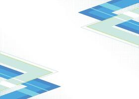 Light blue background geometry in both side with white fill color vector