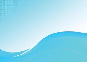 Blue and white background with gradient shape vector
