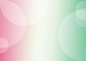 Green and pink background texture with gradient effect vector