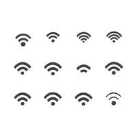 Wi Fi symbol signal connection vector